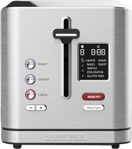 Design Toaster Digital 2S edelstahl