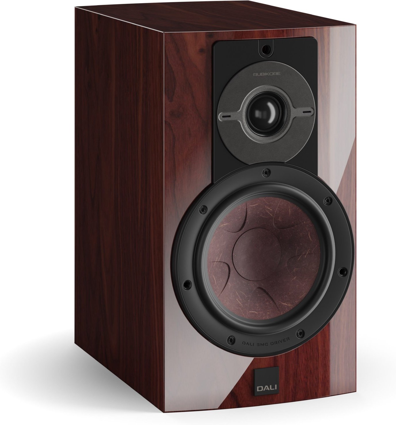 Rubikore 2 /Stück Klein-/Regallautsprecher hochglanz kastanienbraun