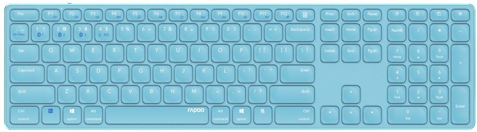 E9800M (DE) Kabellose Tastatur blau