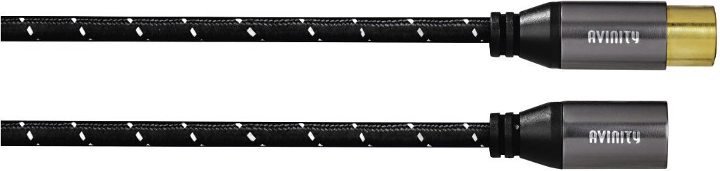 Thumbnail - XLR Stecker - XLR Kupplung (1,5m) XLR-Kabel anthrazit