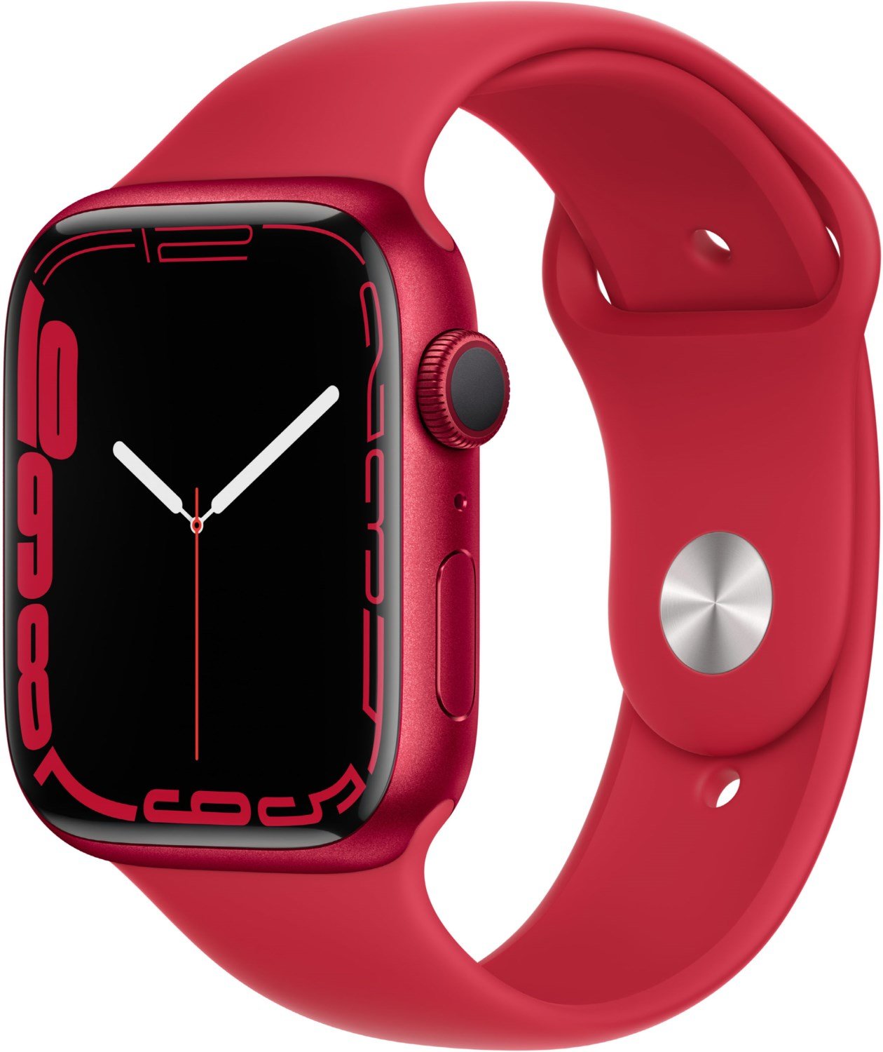 Watch Series 7 (45mm) GPS (PRODUCT)RED Alu mit Sportarmband rot