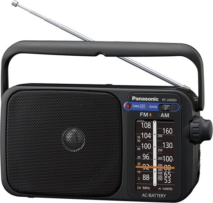 RF-2400DEG-K Taschen Radio mit Lautsprecher schwarz