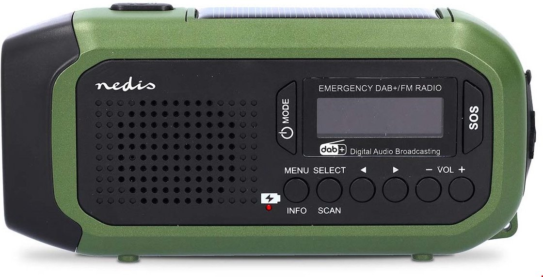 RDDBCR2000GN Notfallradio grün/schwarz