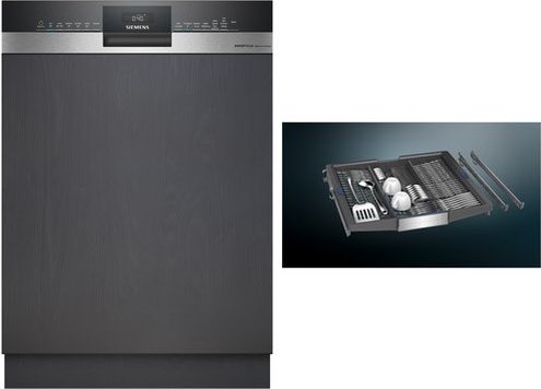 SN53ESS2BD Teilintegrierter Einbau-Geschirrspüler 60 cm bestehend aus SN53ES02BD + SZ36DB04 edelstahl