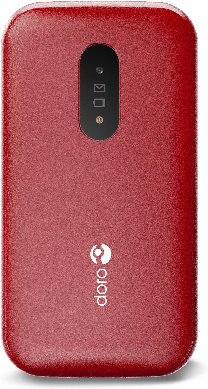 2820 Seniorenhandy rot/weiß