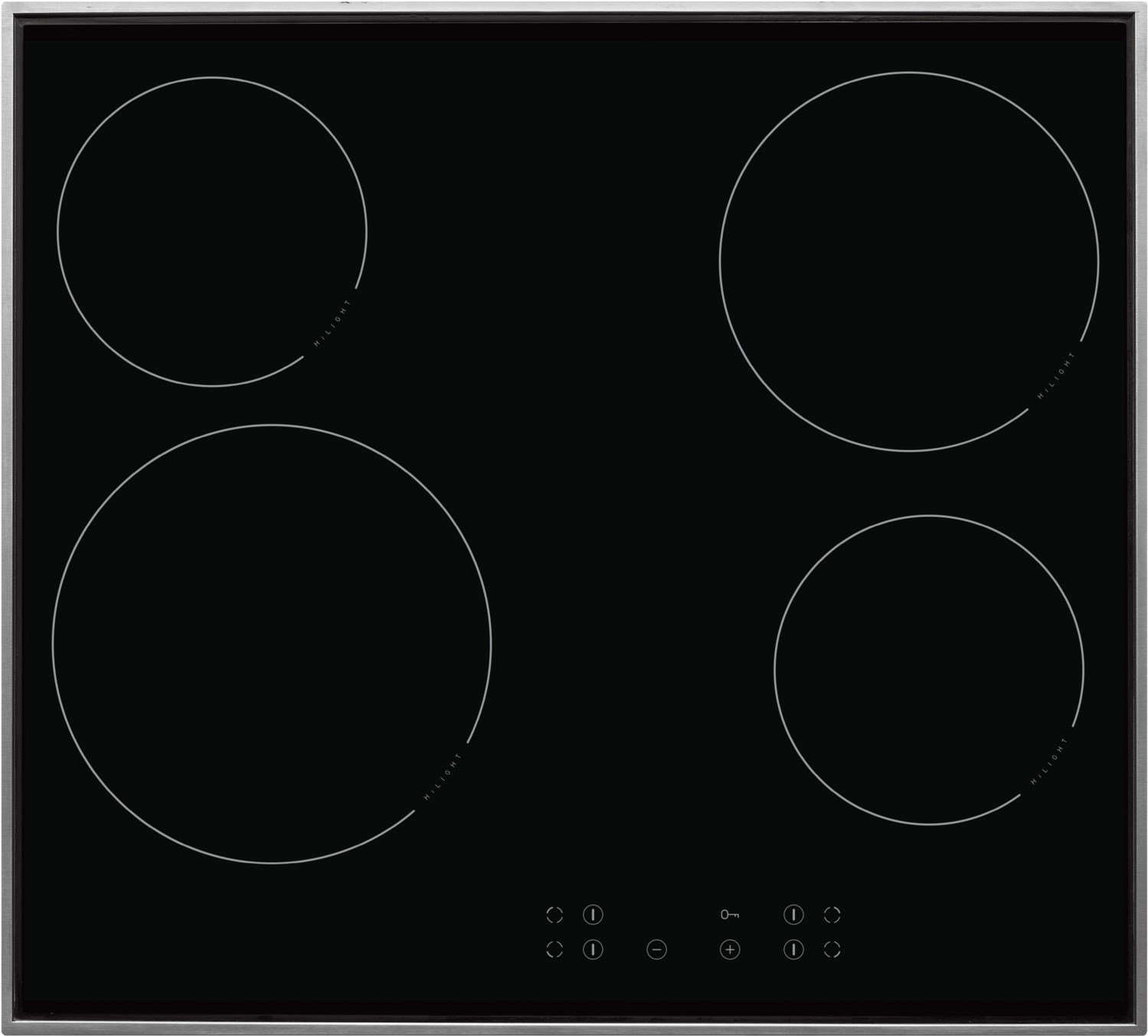 KMC 744 600 E Autark-Glaskeramikfeld edelstahl