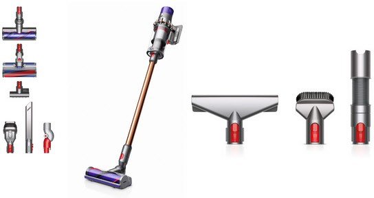 Set V10 Absolute + Hauspflege-Set Akku-Stielsauger