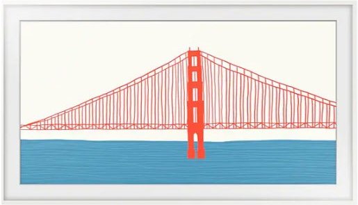 Thumbnail - Austauschbarer Rahmen für The Frame 55" (2021) weiß