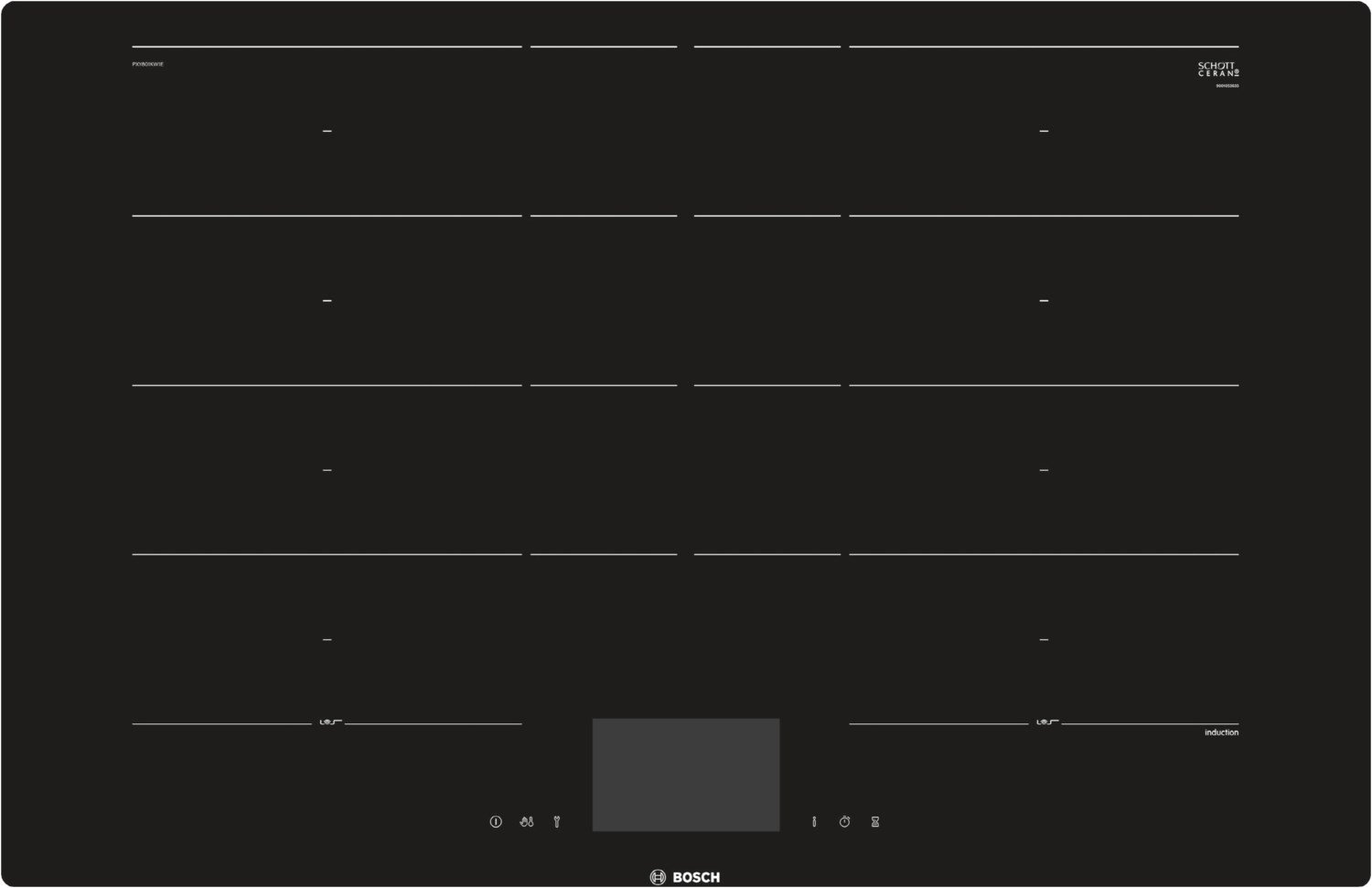 PXY801KW1E Autark-Induktionskochfeld