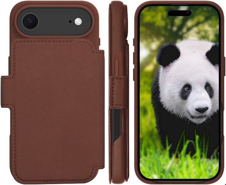 Lynge MagSafe Schutz-/Design-Cover für iPhone Air dark tan