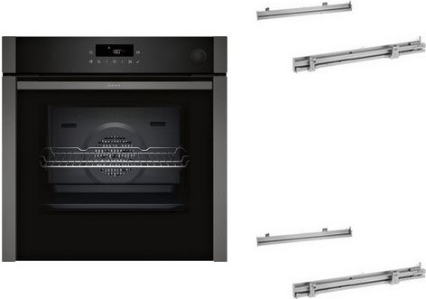 BMK320EASP Backofen mit Dampfunterstützung bestehend aus B6AVJ7AG3+Z1608BX0+Z1608BX0 graphit