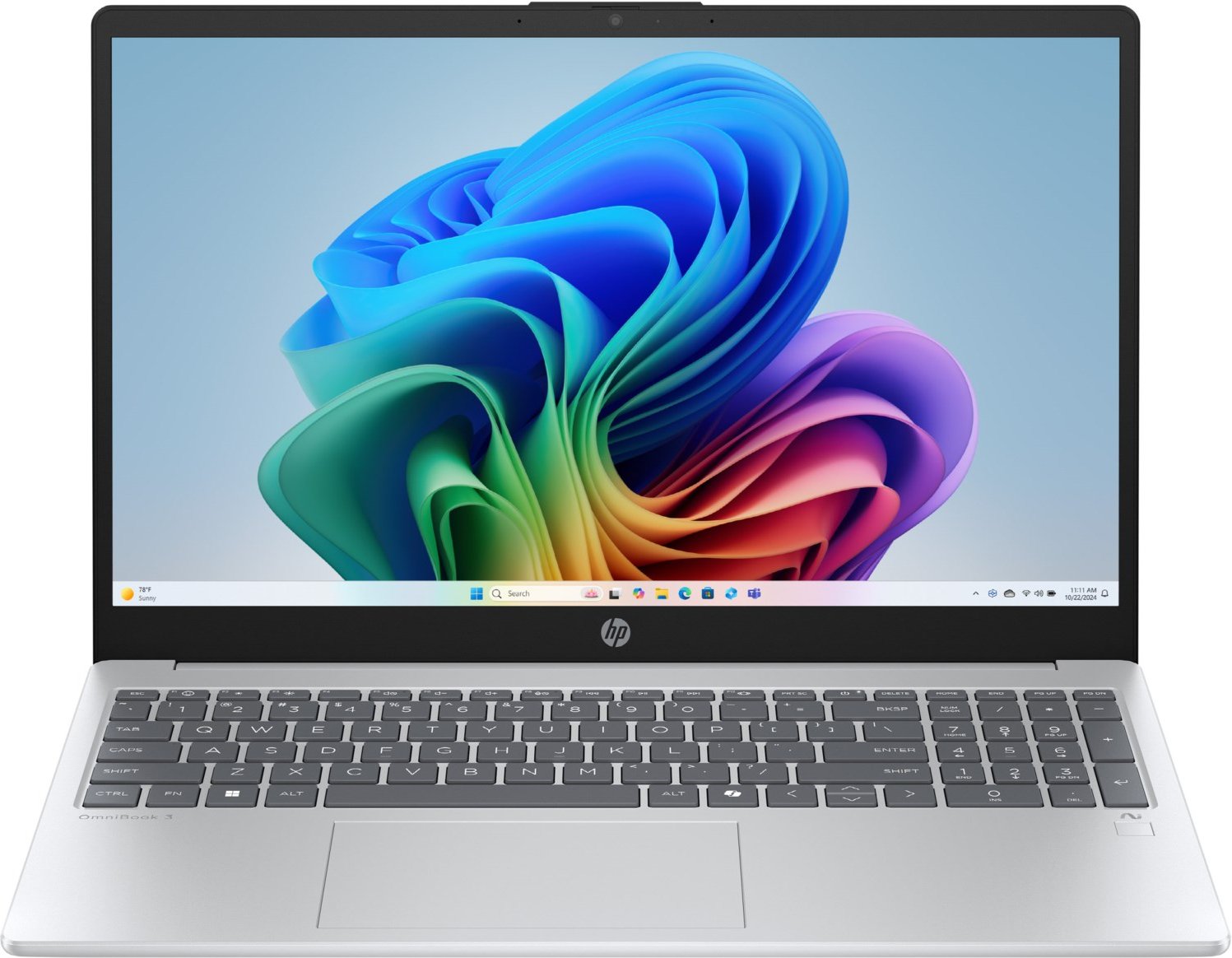 Thumbnail - OmniBook 3 15-fn0655ng (BP1G1EA) 39,6 cm (15,6") Notebook gletschersilber
