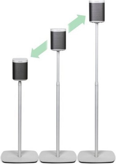 Standfuß Variabel weiß