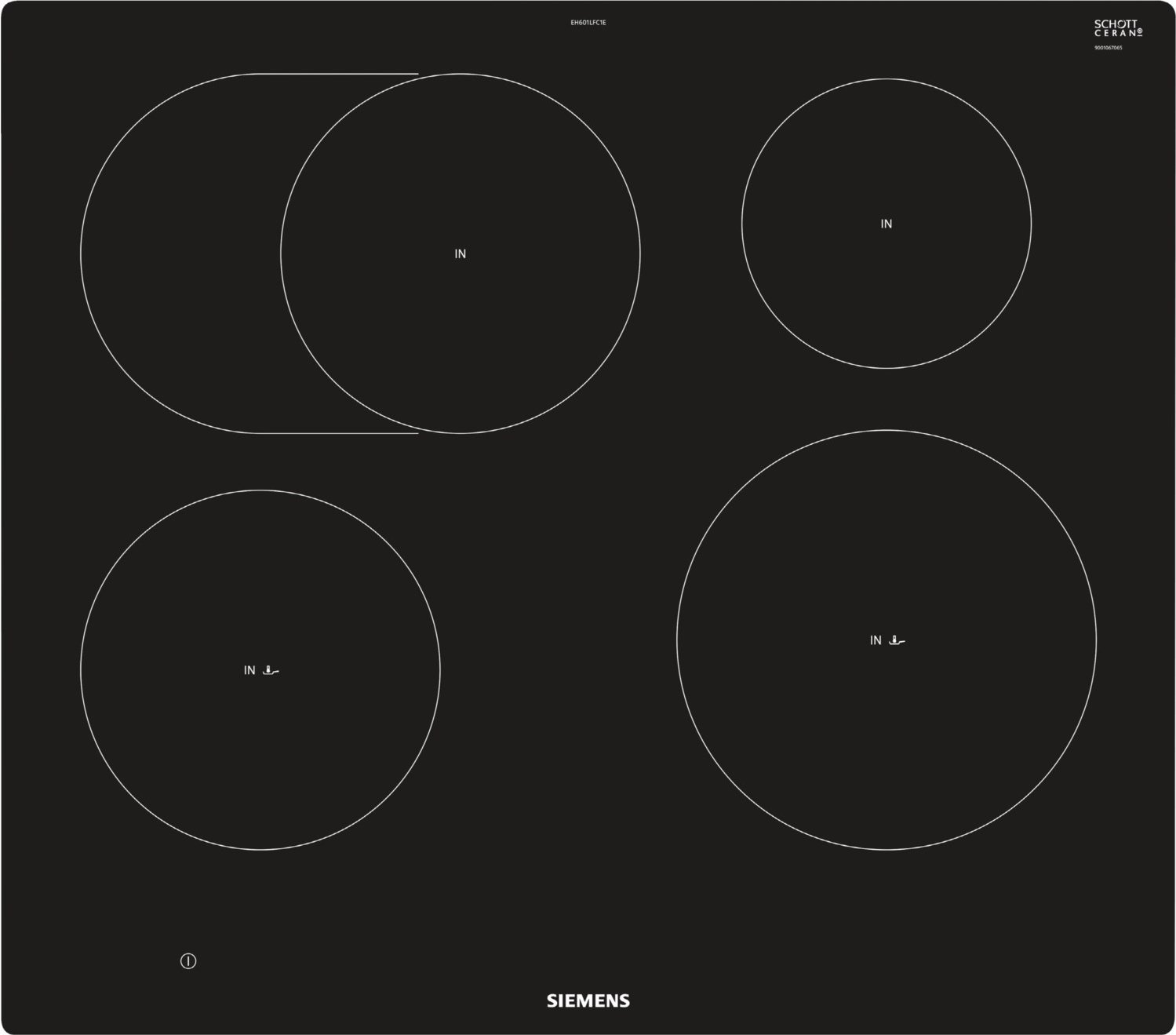 Thumbnail - EH601LFC1E Induktionskochfeld rahmenlos/flächenbündig