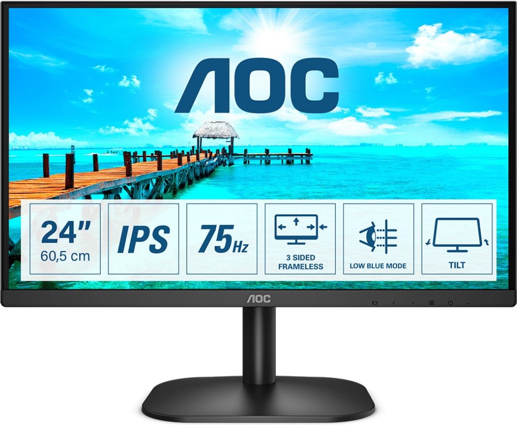 Thumbnail - 24B2XH 60 cm (24") TFT-Monitor mit LED-Technik schwarz