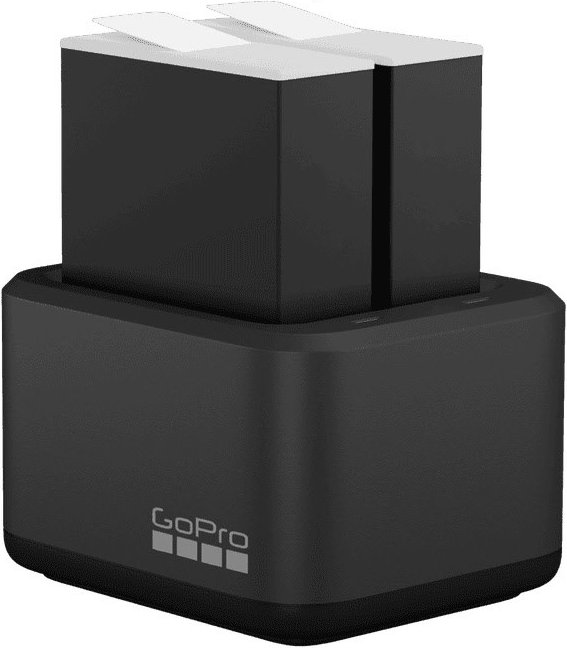 Dualladegerät + Enduro Akkus für HERO9/10/11/12 Black