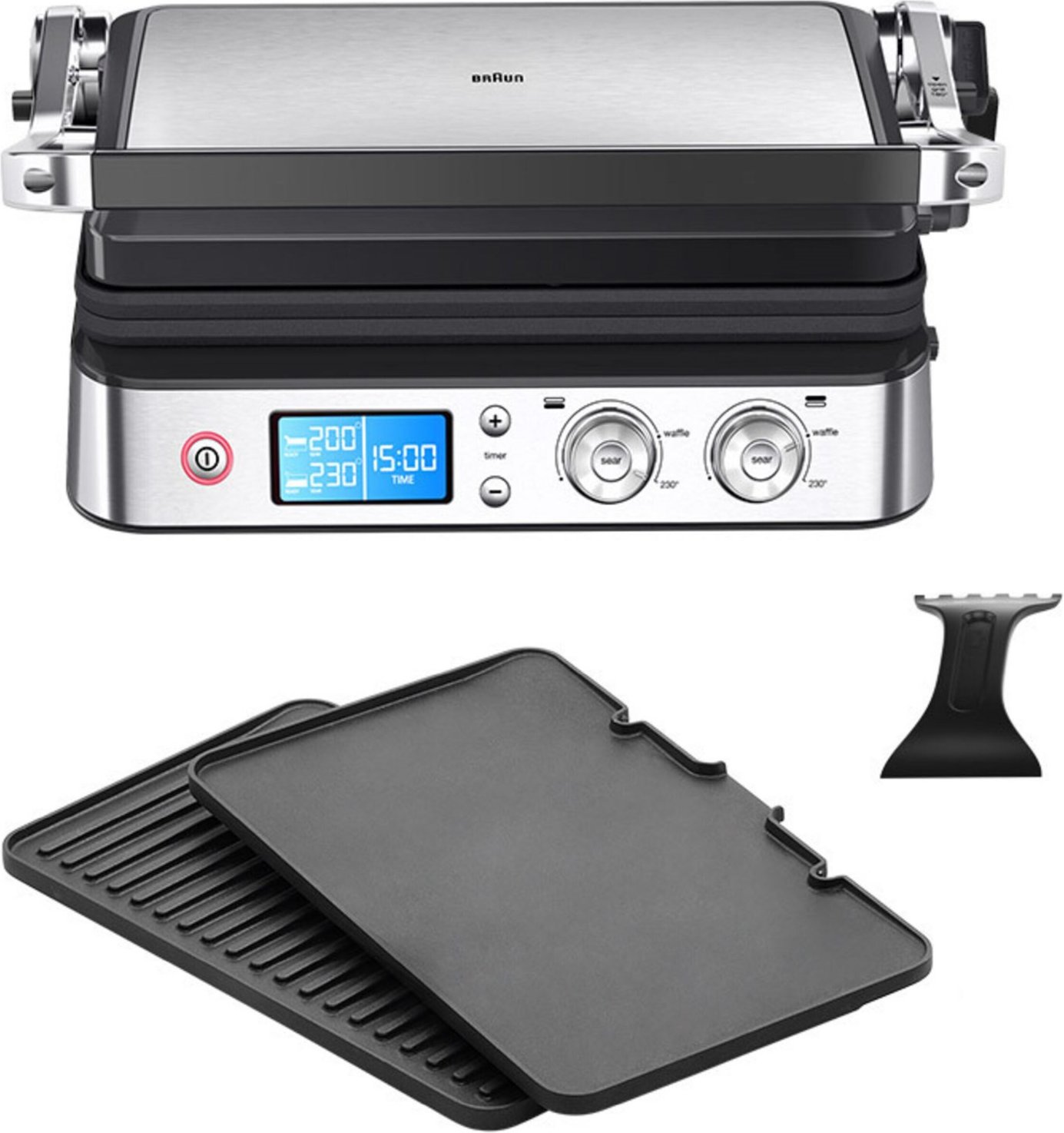 CG 9040 Kontaktgrill schwarz/edelstahl