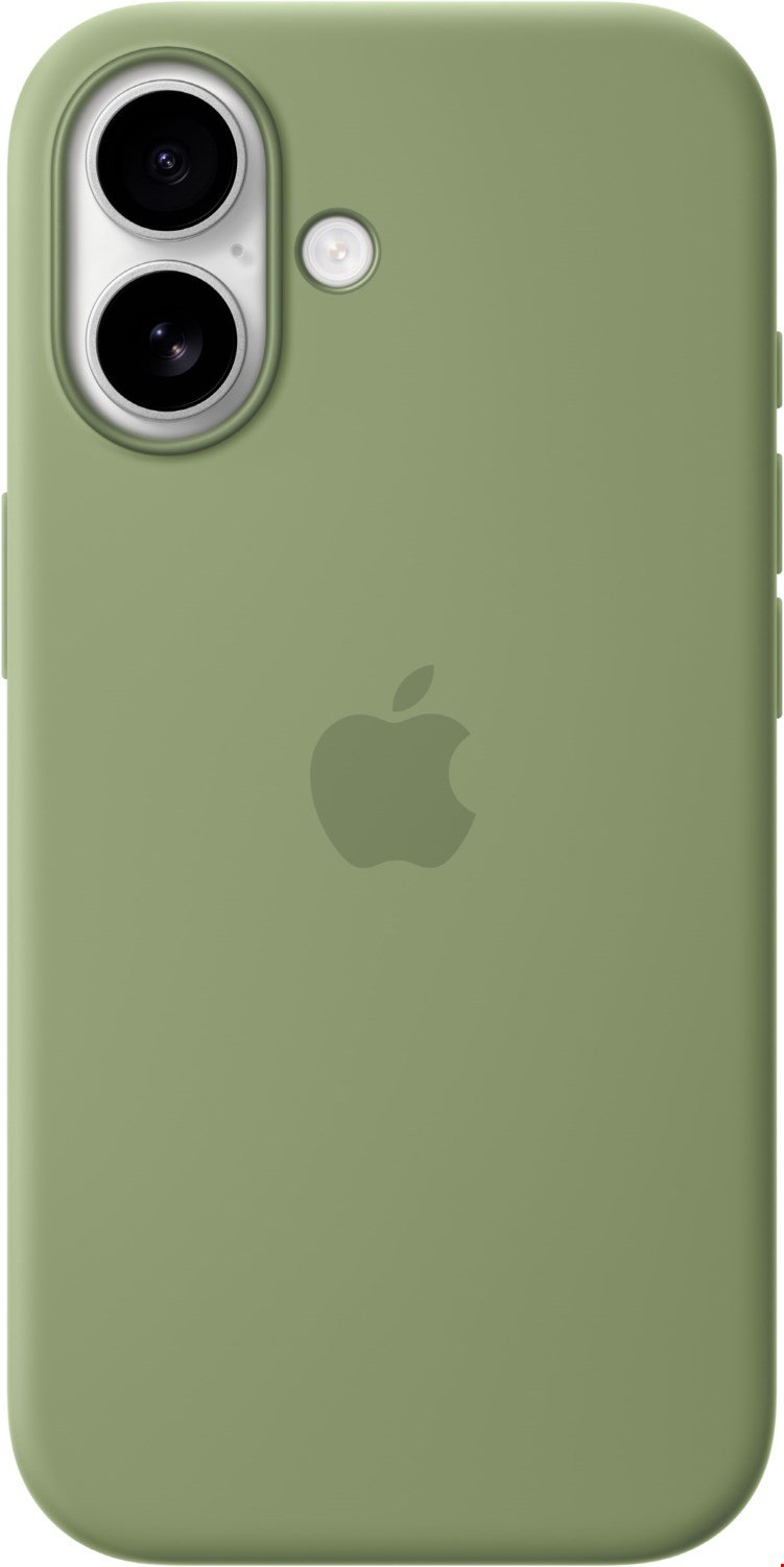 Silikon Case mit MagSafe für iPhone 17 hellmoosgrün