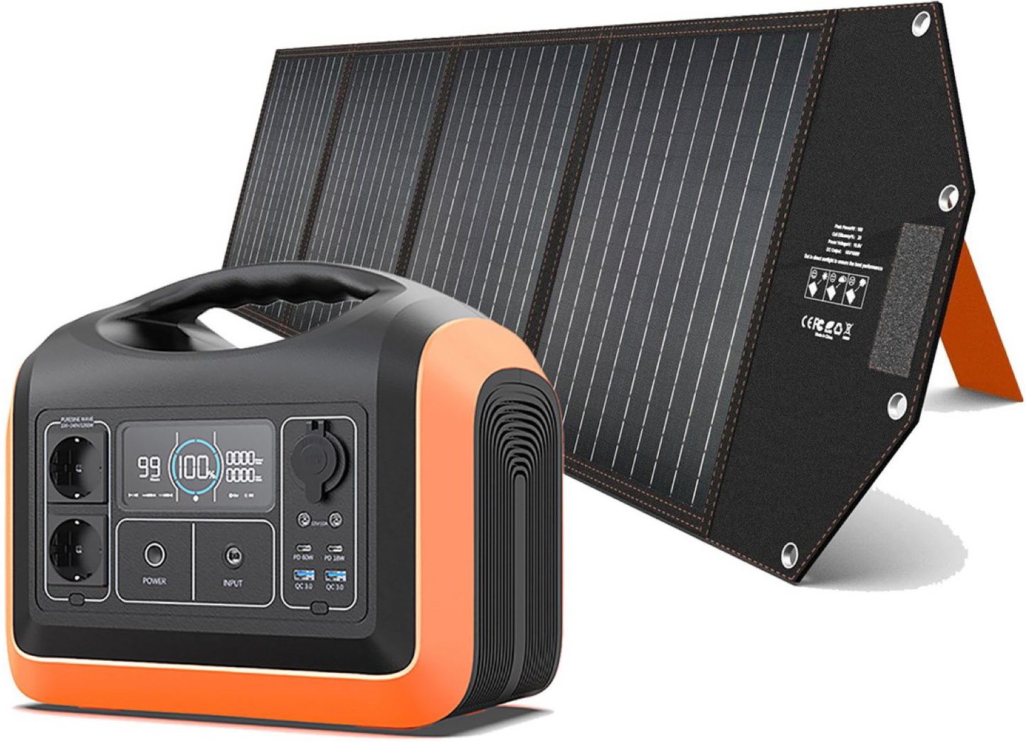 Thumbnail - Powerstation UPP-1200 inkl. 200W Modul schwarz/orange