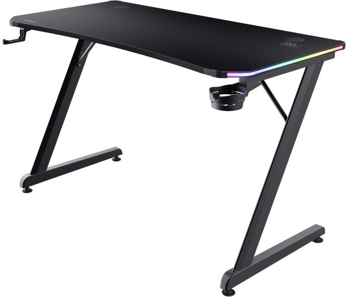 GXT 709 Luminus Gaming Desk schwarz