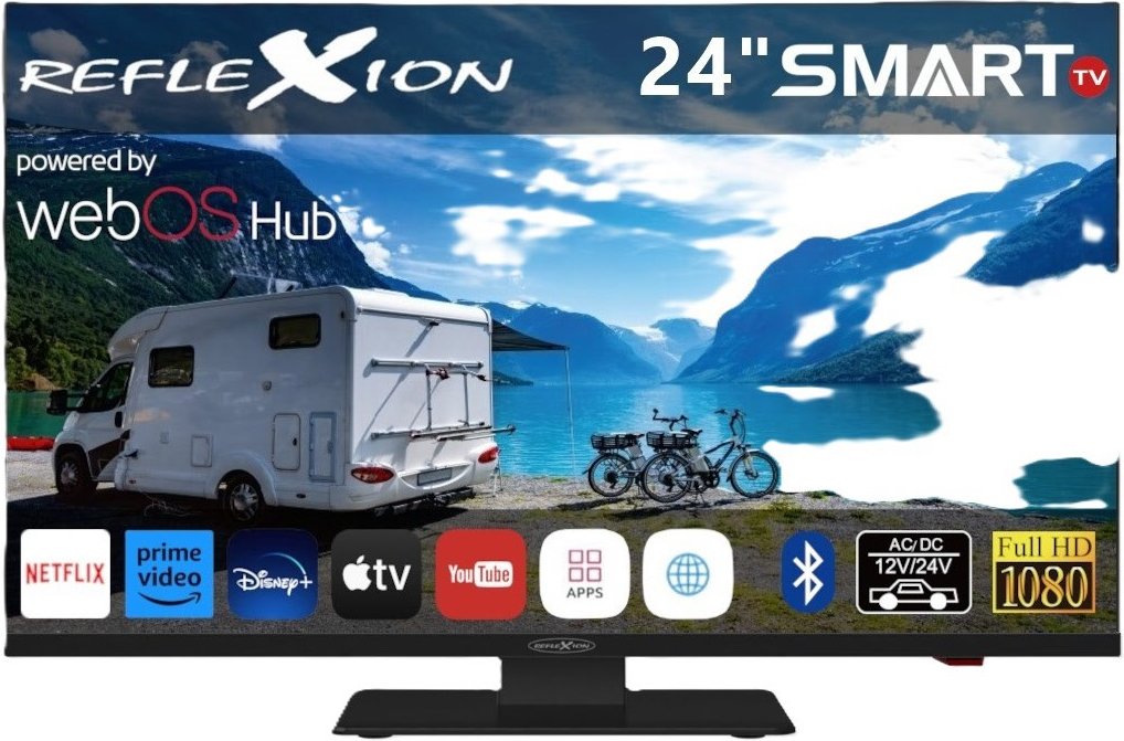 LDDX24iBT 60 cm (24") LED-TV mit DVD-Spieler schwarz