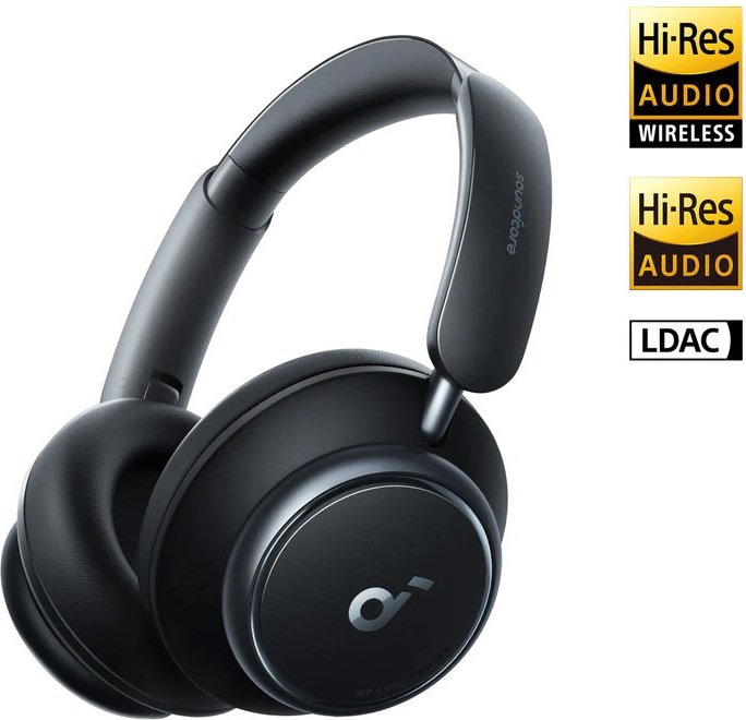 Space Q45 Bluetooth-Kopfhörer schwarz