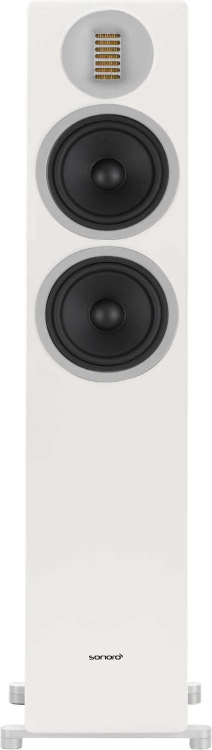 Grand Orchestra /Paar Stand-Lautsprecher weiß/silber