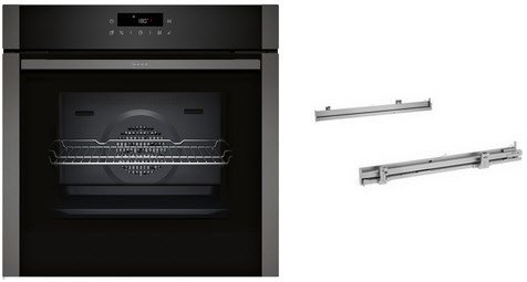 BLE310EAP Einbaubackofen bestehend aus B6ACJ7AG3 + Z1608BX0 graphit