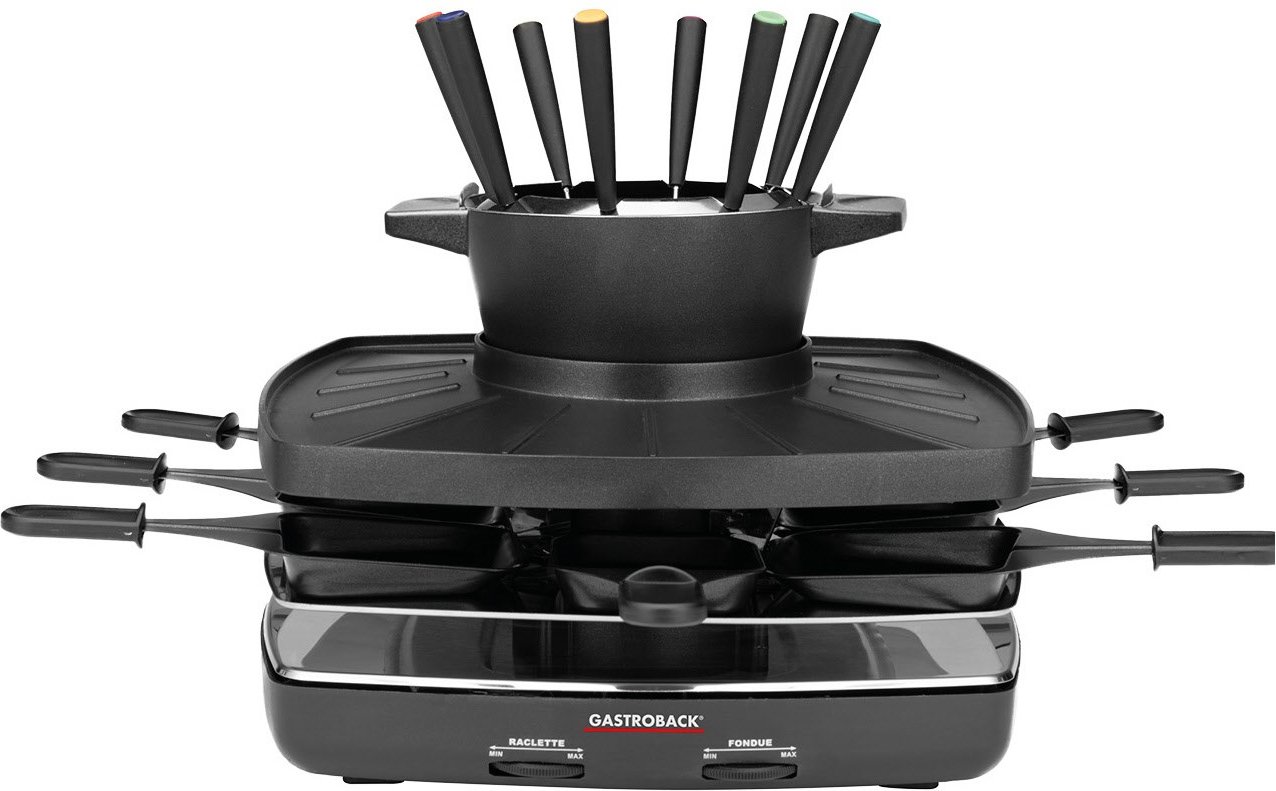 Family & Friends Raclette/Fondue Set 42567 schwarz