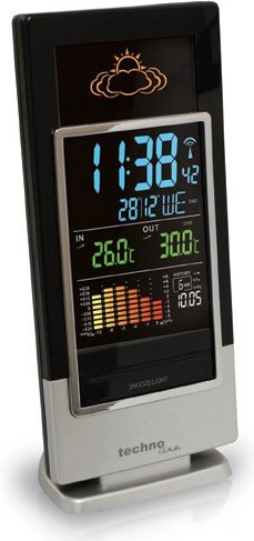 WS 6502 Wetterstation silber/schwarz