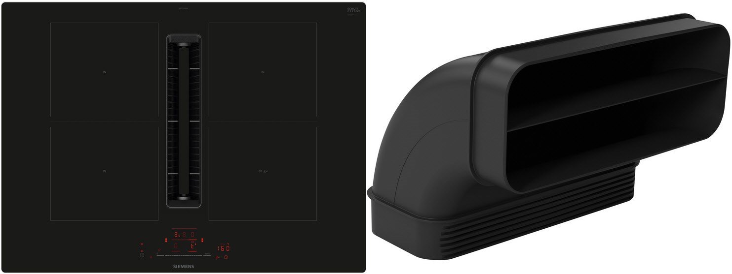 ED711HGA7 Autark-Induktionsfeld mit Dunstabzug bestehend aus ED711HQ26E + HZ9VDSB2 rahmenlos