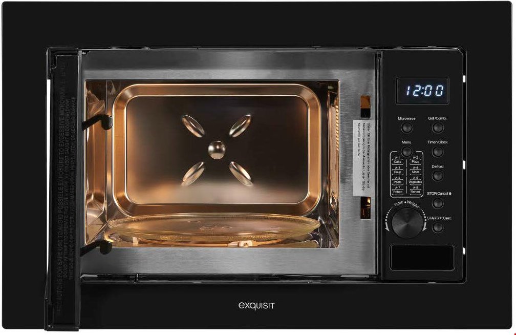 Thumbnail - EMW20-DG-020 Einbau-Kombi-Mikrowelle schwarz