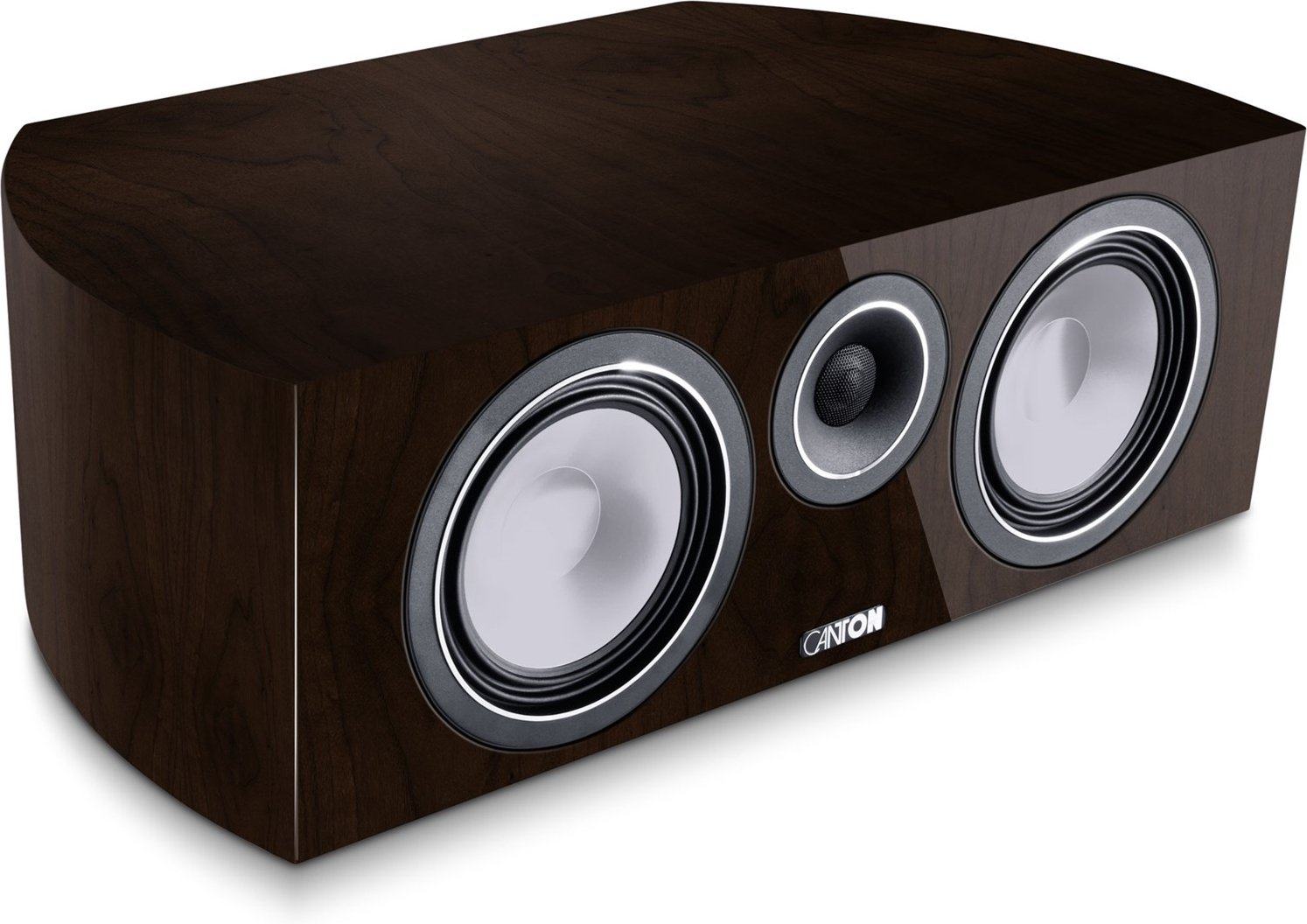 Vento 50 Center-Lautsprecher hochglanz nussbaum dunkel