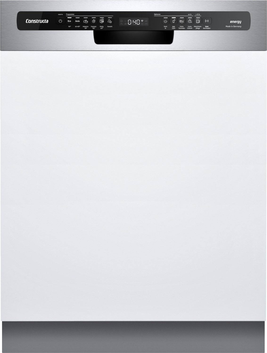 CG6IS01HBD Teilintegrierter Einbau-Geschirrspüler 60 cm gebürsteter Stahl