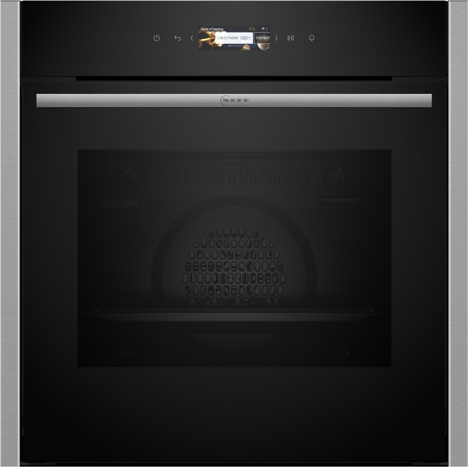 B24CR31N0 Einbaubackofen edelstahl