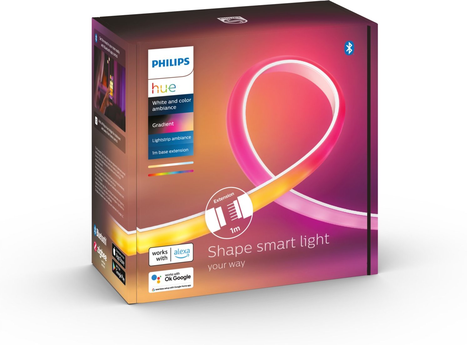 Hue Gradient Lightstrip 1m Erweit.