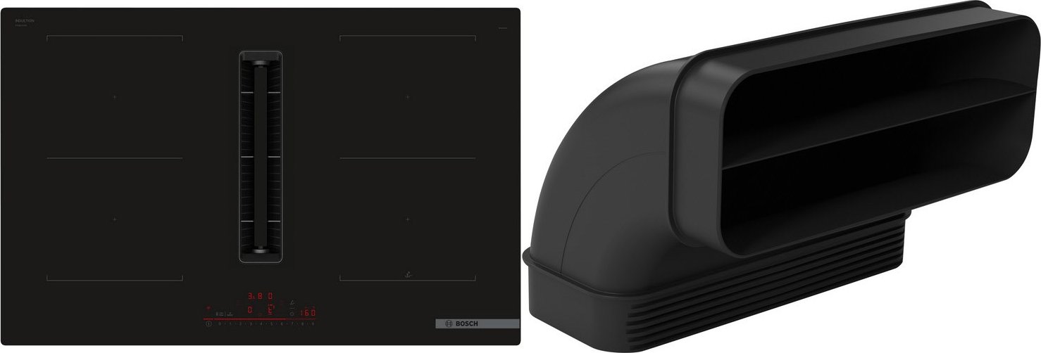 PVQ811HGA7 Autark-Induktionsfeld mit Dunstabzug bestehend aus PVQ811H26E + HEZ9VDSB2 rahmenlos