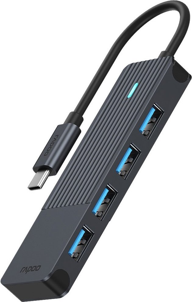 USB-C Hub USB-C>USB-A grau