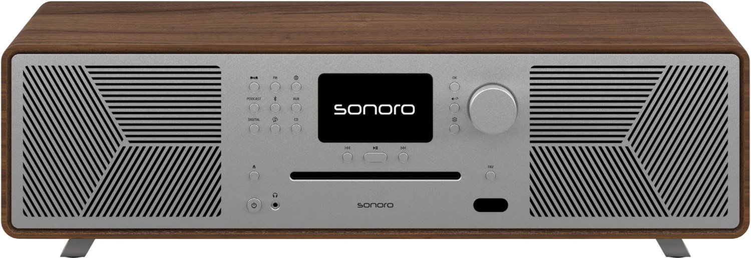 Meisterstück (Gen.2) Design Audio-System Netzwerkfähig walnuß/silber