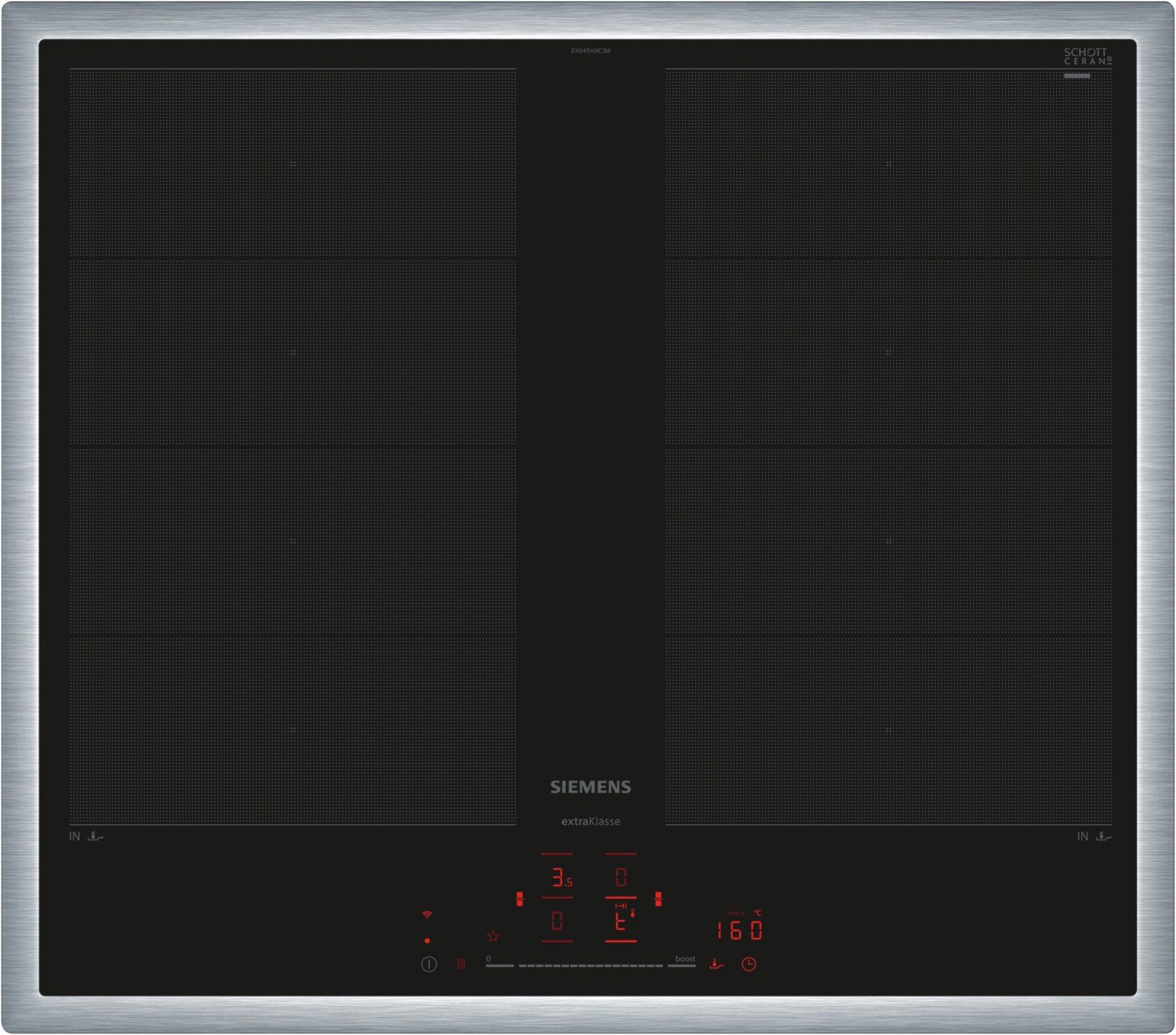 EX645HXC1M Autark-Induktionskochfeld edelstahl