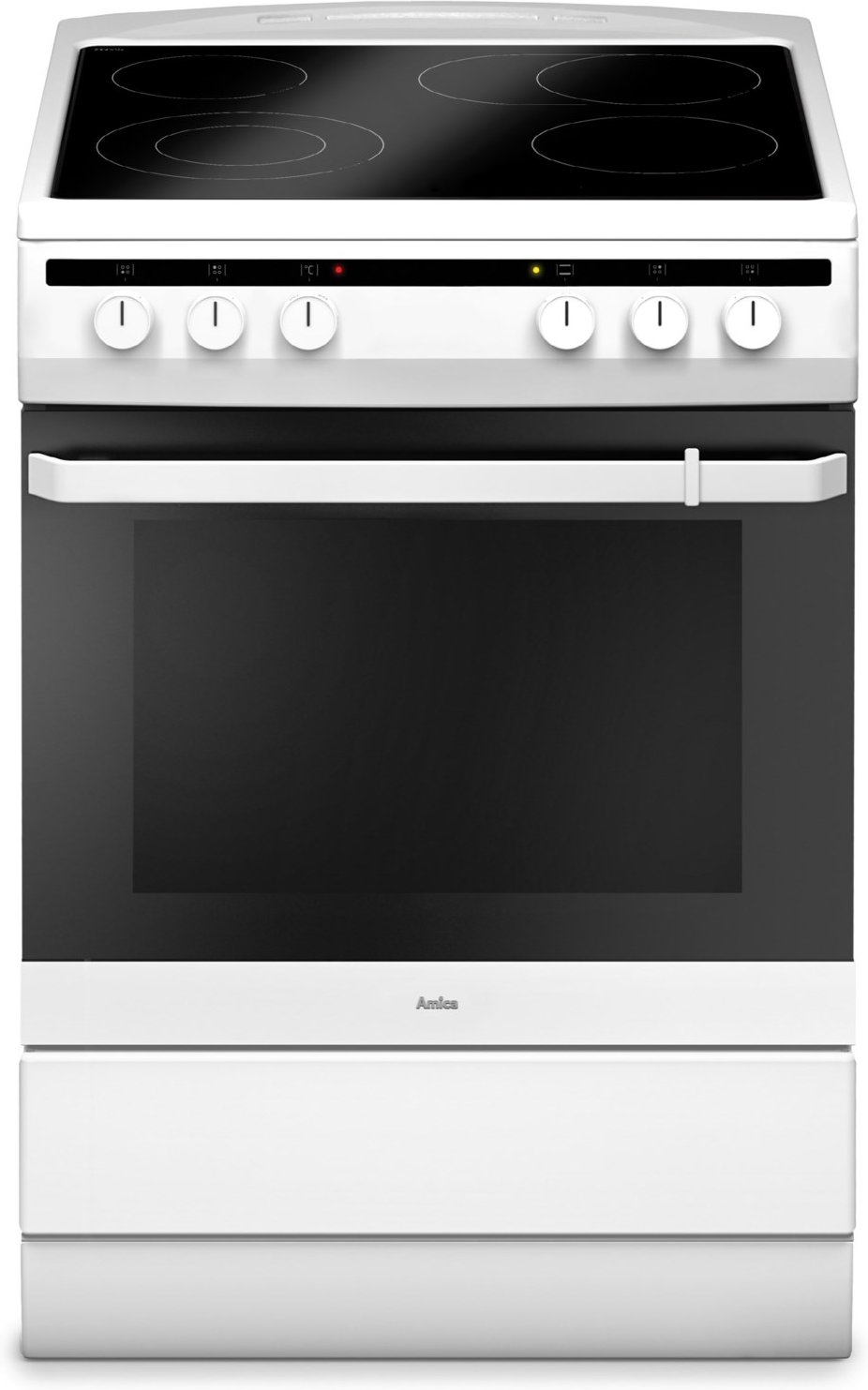 SHC 11642 W Elektroherd mit Glaskeramikfeld weiß