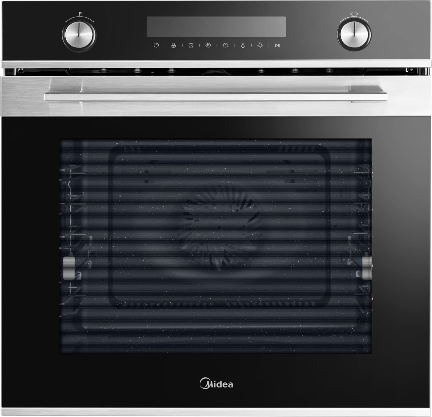 7NP30E0IX Einbaubackofen schwarz/edelstahl