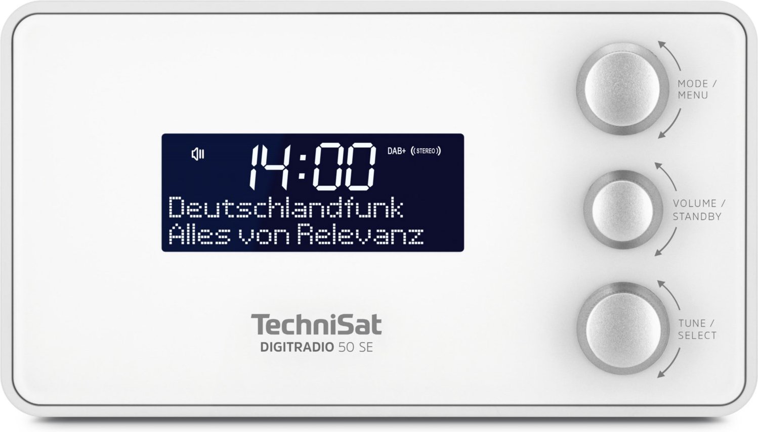DigitRadio 50 SE Uhrenradio weiß