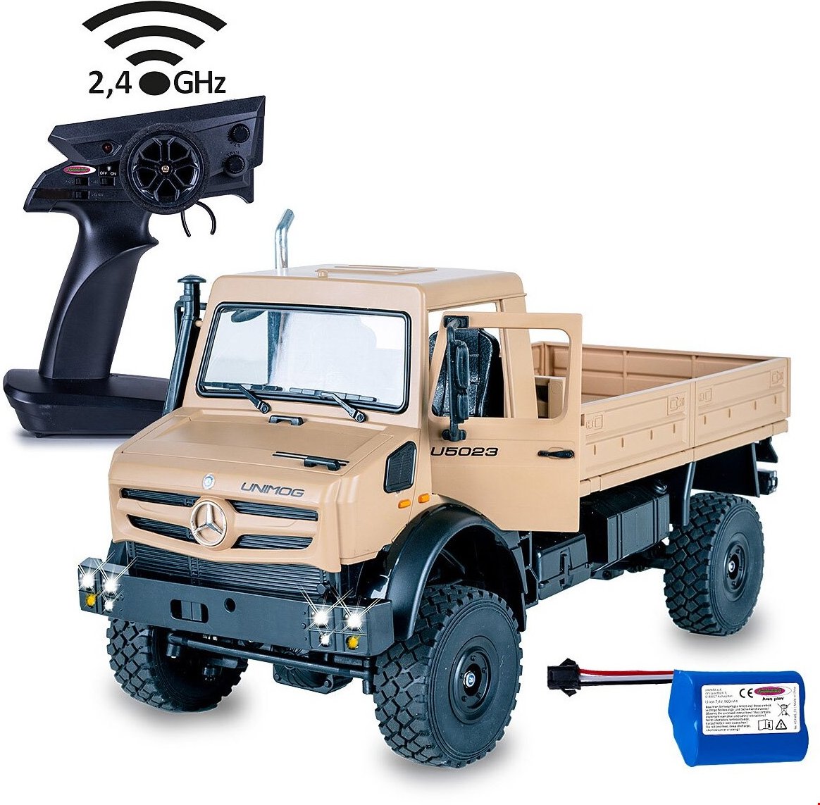 Mercedes-Benz Unimog U5023 1:14 RC Fahrzeug beige