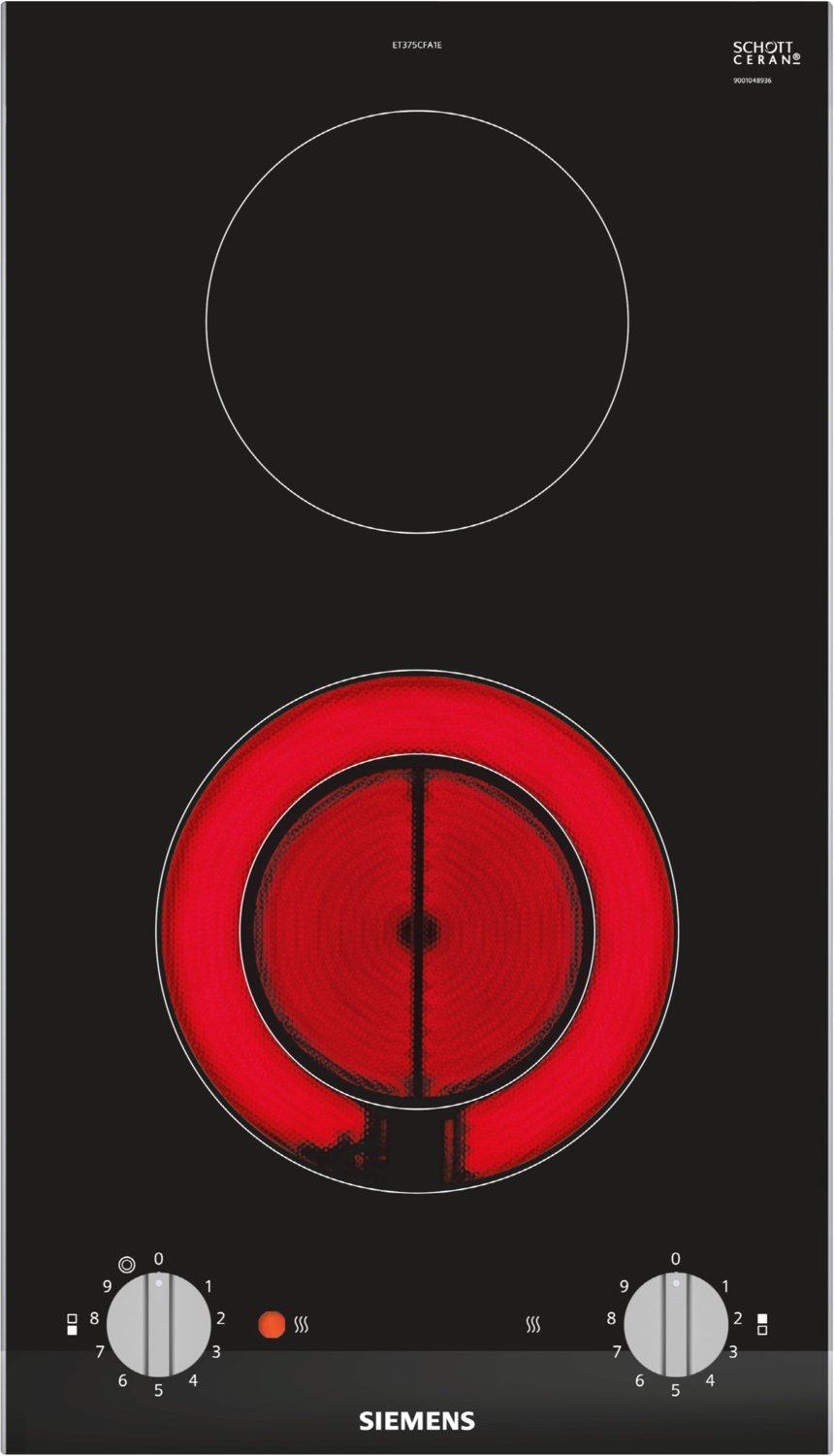 ET375CFA1E Autark-Glaskeramikfeld edelstahl/Facette