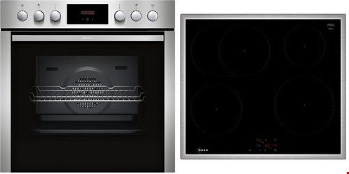 Thumbnail - EDX4I0 Herdset mit Induktionskochfeld bestehend aus E1CCD2AN4 + M56SBF1L0 edelstahl