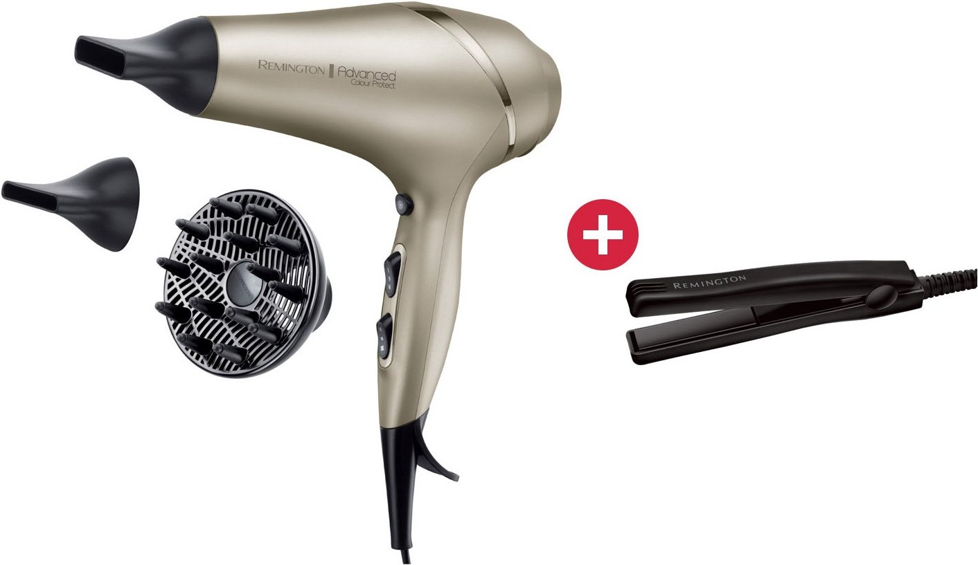AC8605 Advanced Colour Protect Haartrockner + Dein Geschenk: Remington S 2880 Haarglätter