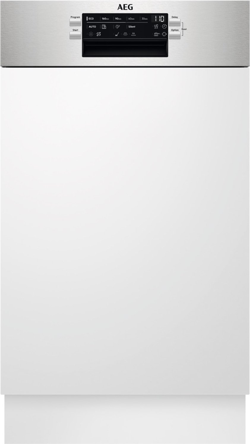 Favorit FEE73407ZM integrierbarer Geschirrspüler 45 cm edelstahl