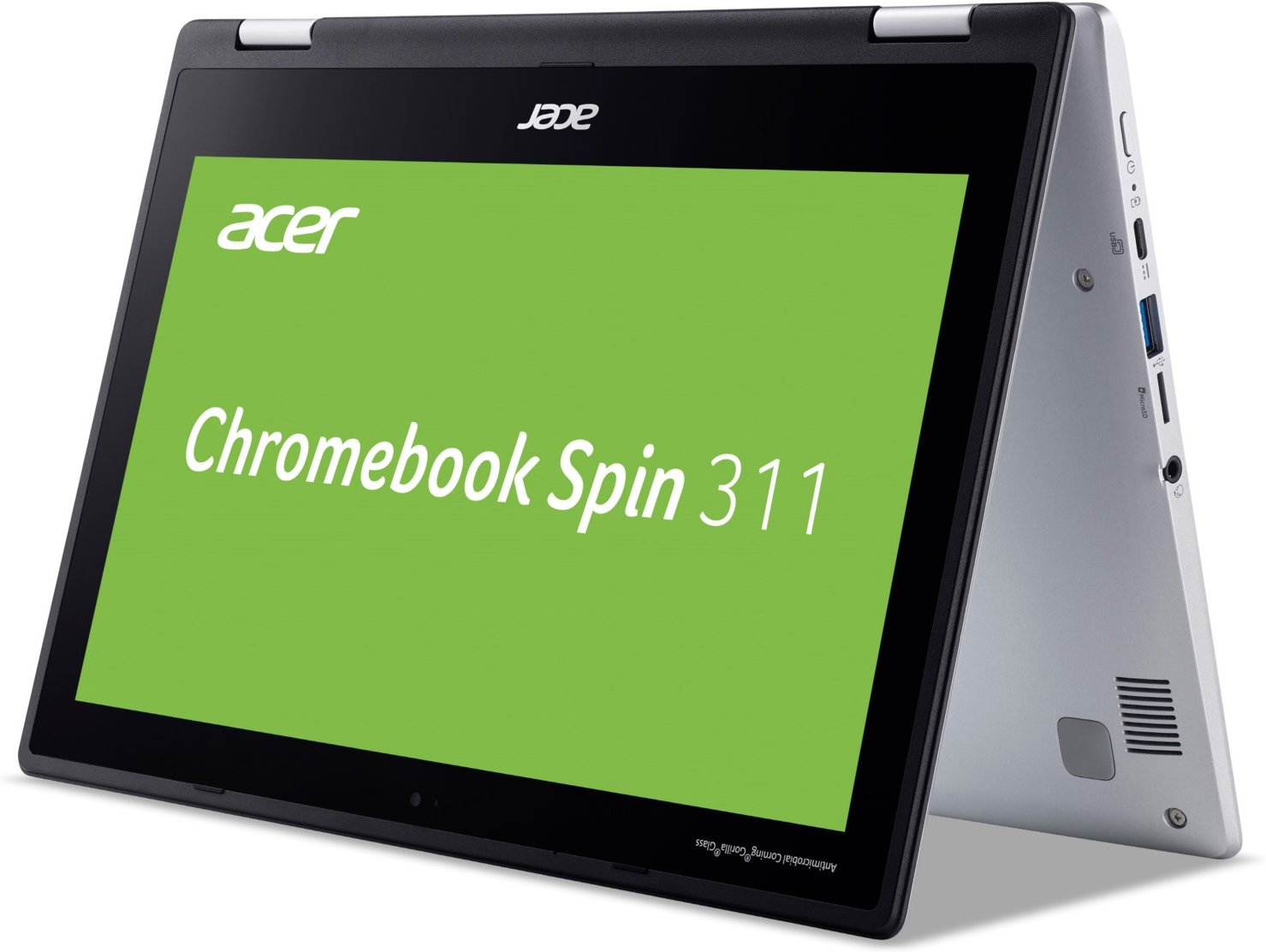 Chromebook Spin 311 (CP311-2H-C8M1) 29,46 cm (11,6") Chromebook silber, 4 GB RAM, Intel Celeron Prozessor, Google Chrome...
