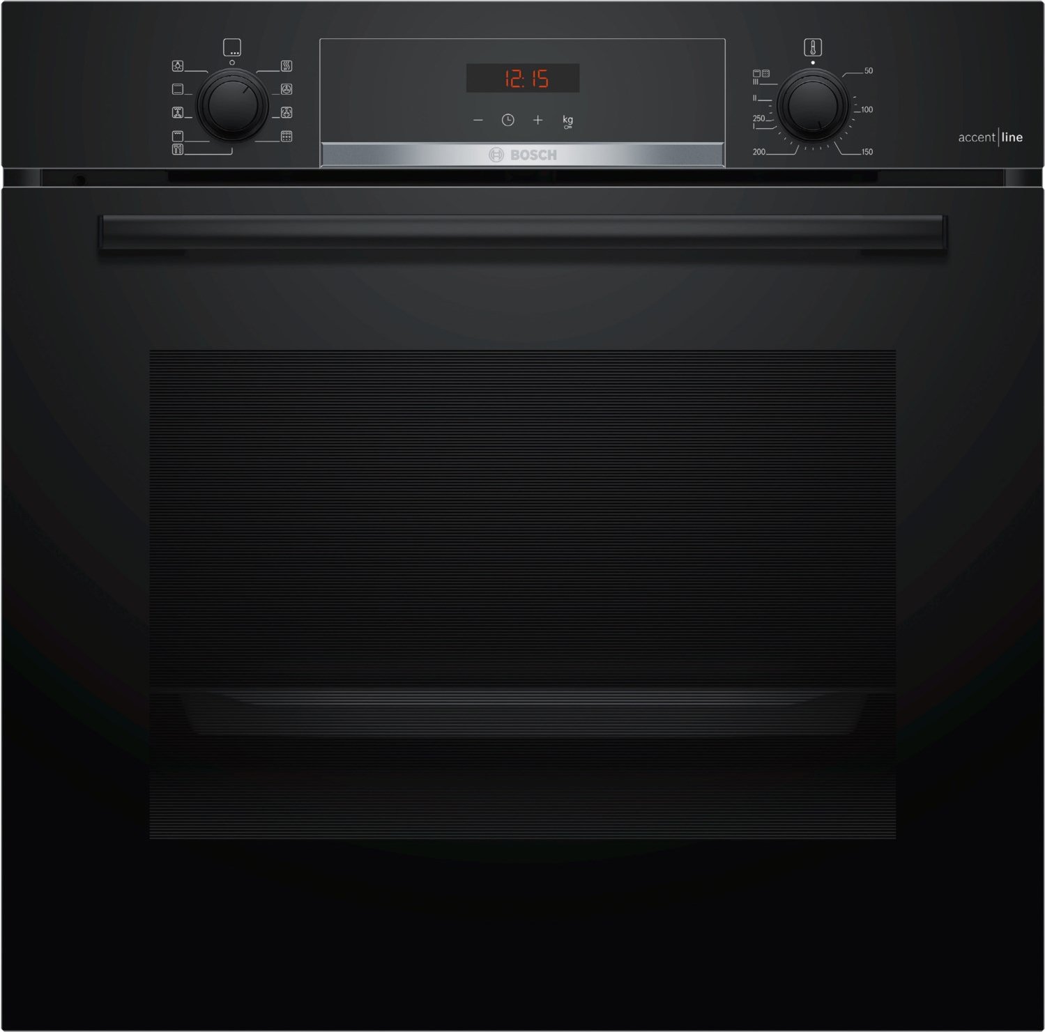 HBA4730B0 Einbaubackofen vulkan schwarz